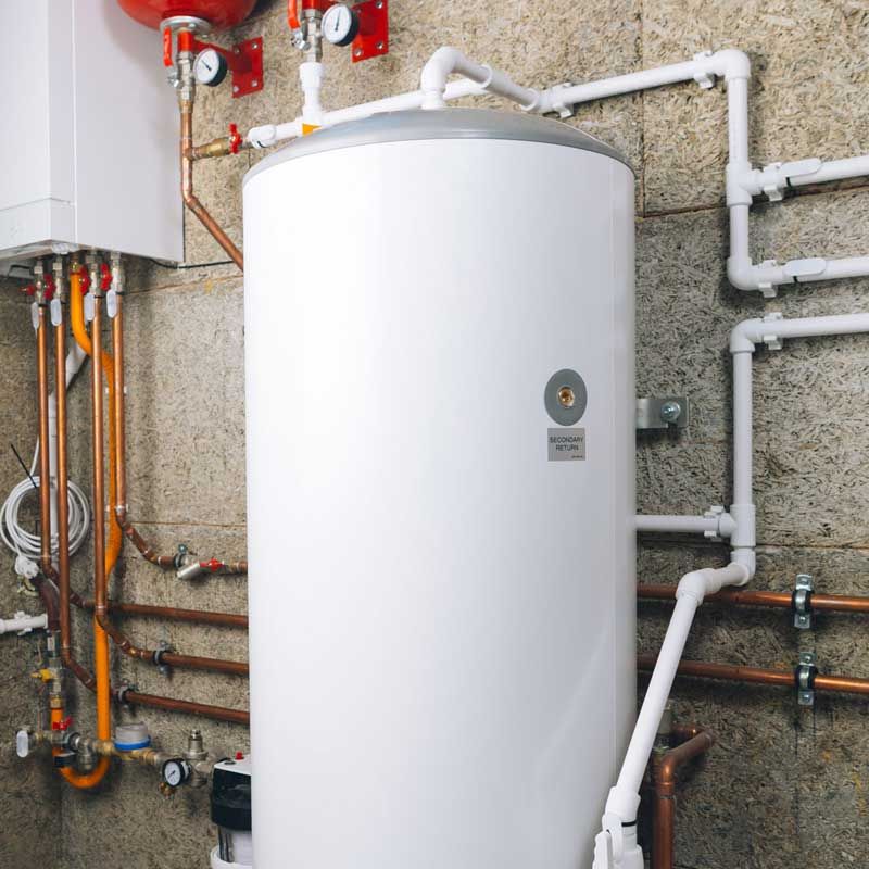 Water heater plumbing in Vail